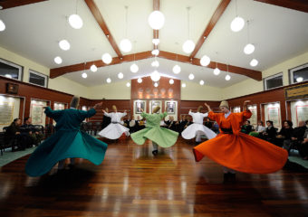 Real Whirling Dervish Ceremony in a Monastery