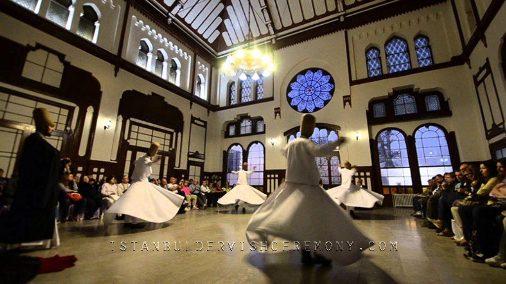 dervish show in sultanahmet sirkeci train station, dervish dance, sufism and dervish ceremony istanbul