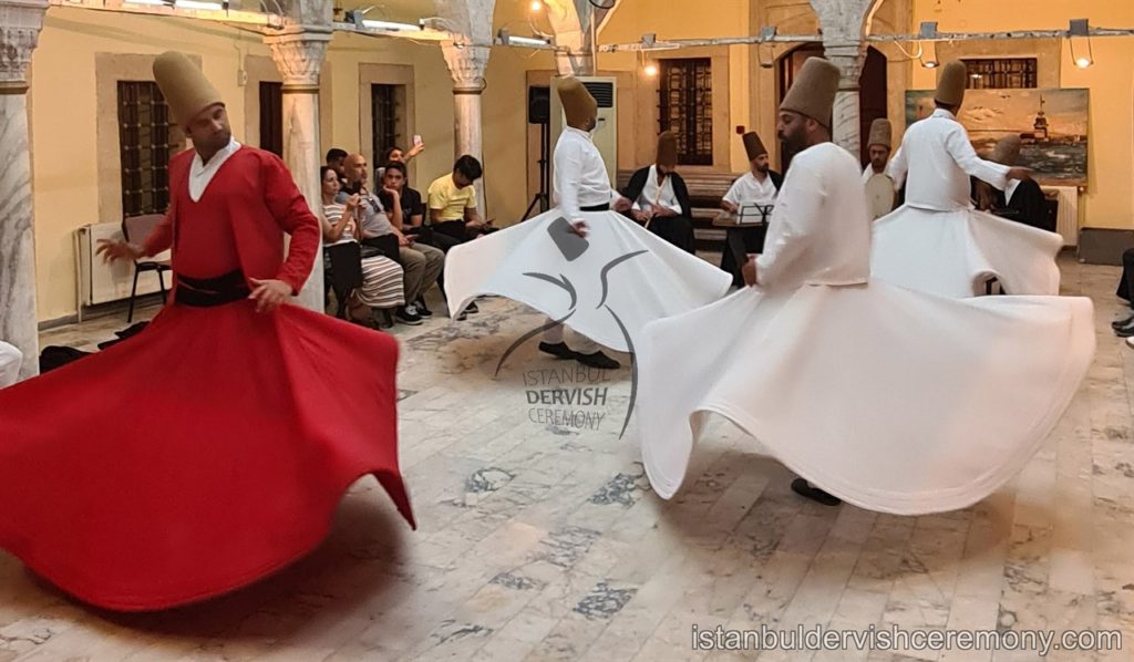 Whirling Dervish Performance Show Ceremony in Sultanahmet Taksim Istanbul Turkey