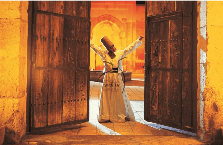 Whirling Dervish Ceremony in Cappadocia