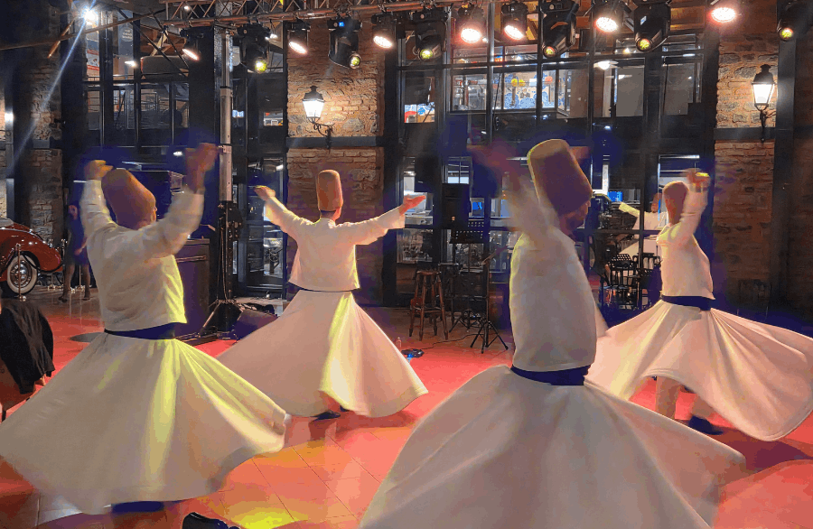 Whirling Dervish Ceremony for a private Gala Dinner in Rahmi Koc Museum